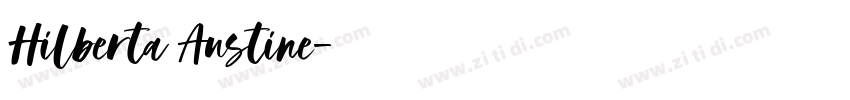 Hilberta Austine字体转换